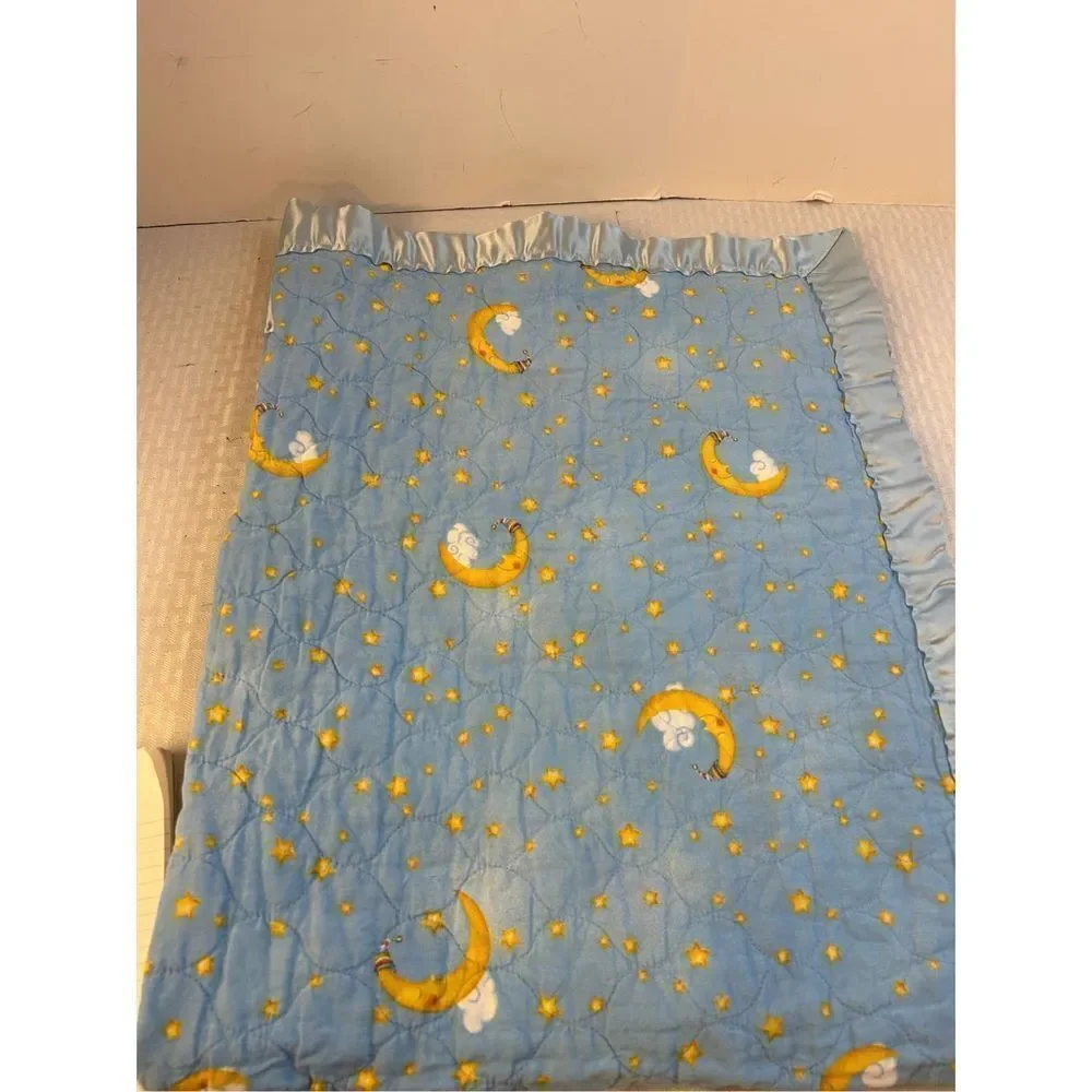 I wish tonight Moon quilted blanket 34